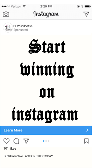 an Instagram ad example